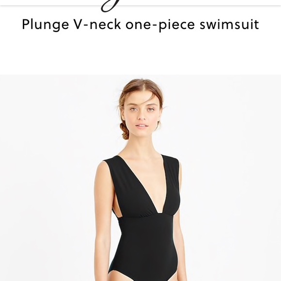 j crew plunge v neck swimsuit